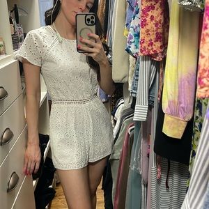 Crochet romper beautiful material soft